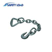 3/8" -18"CHAIN ANCHOR W/DELTA AND EYE FORGED HOOKS